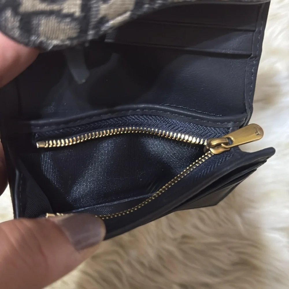 Christian  Dior Leather Card Holder Saddle